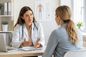 Ozempic discussion with clinician